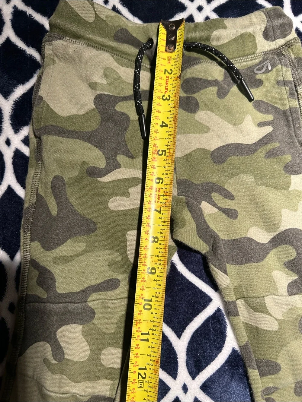 GAP Green Camo Kids Jogger Sweatpants